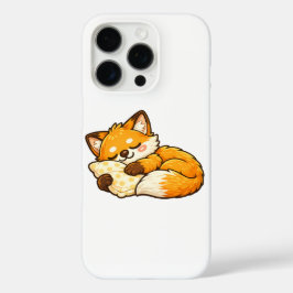 Schattige knusse slapende vos iPhone 16 pro hoesje