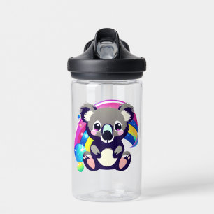 Schattige Koala Beer en Regenboog Persoonlijk Waterfles