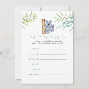Schattige Koala Beer Eucalyptus Bladeren Baby Rade