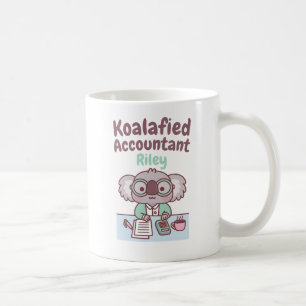 Schattige Koala Beer Koalafied Boekhouder Grappig  Koffiemok