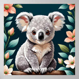 Schattige Koala Beer Poster