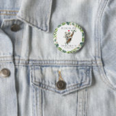 Schattige Koala Met Baby Je Bent Een Koala-Ty Moed Ronde Button 5,7 Cm (In situ)