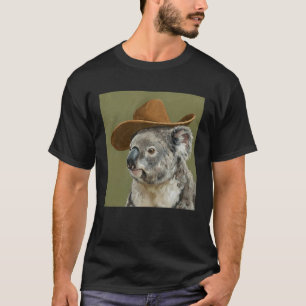Schattige Koala met een Cowboyhoed T-shirt