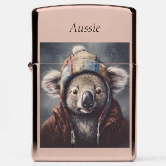 Schattige koala met schattig pet op maat