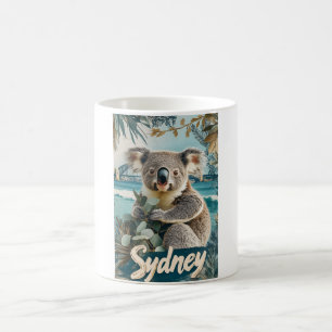 Schattige Koala met Sydney Harbour Bridge Koffiemok