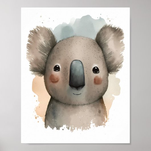 Schattige Koala Poster (Voorkant)