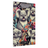 Schattige Koala schilderij Klembord (Rechts)
