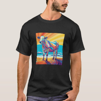Schattige Koe Mensen Vrouwen Kinderen 9 T-shirt