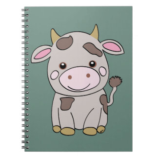 Schattige koe notitieboek