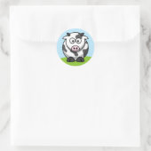 Schattige Koe Sticker (Tas)