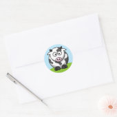 Schattige Koe Sticker (Envelop)