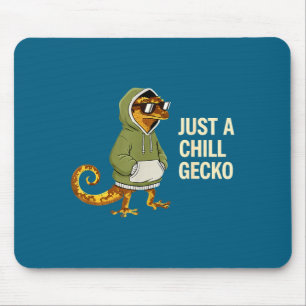 Schattige Koele Gecko Zonnebril Grafische Hagedis Muismat