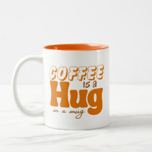Schattige koffie is een knuffel in Mok Vrouwen Man