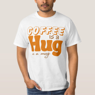 Schattige koffie is een knuffel in Mok Vrouwen Man T-shirt