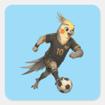 Schattige Kokkeliel Voetbalspeler