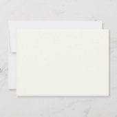 Schattige Konijn Beige Baby shower Dank u Kaart (Achterkant)