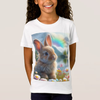 Schattige konijn bij een betoverd meer t-shirt