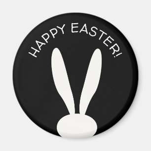 Schattige konijn blij paasvakantie eieren jacht fe magneet