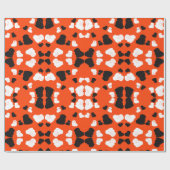 Schattige konijn Halloween cadeaupapier (Vlak)