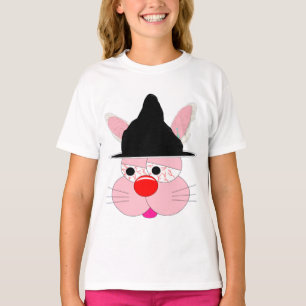 Schattige Konijn Heks Halloween - Cartoon Grafisch T-shirt