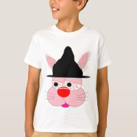 Schattige Konijn Heks Halloween - Cartoon Grafisch