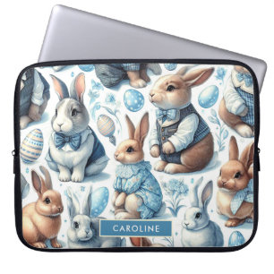 Schattige  Konijn Naadloos Laptop Sleeve