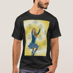 Schattige konijn Schotse hoogland danser T-shirt