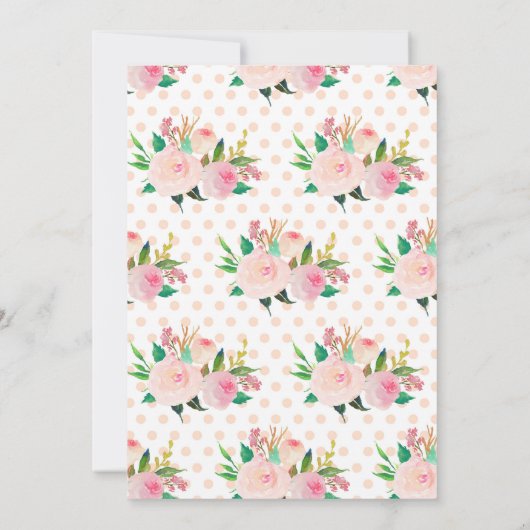 Schattige konijn verjaardagsfeestje kaart (Achterkant)