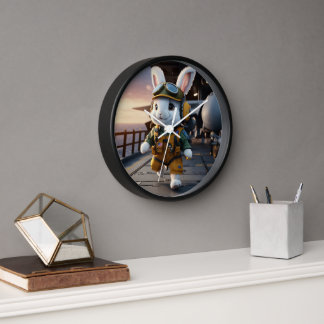Schattige konijnenloophorloge