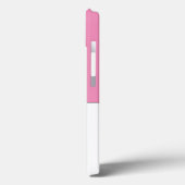 Schattige konijntje mam roze gepersonaliseerd Case-Mate iPhone case (Achterkant / Links)