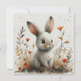 Schattige konijntjes: vrolijke wensen 🐰🐰digitaal feestdagenkaart