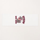 Schattige KONINGIN MOO DENG Mom Baby Hippo Princes Yogamat (Voorkant (horizontaal))