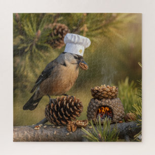 Schattige Kook Chef Notenkraker Vogel Legpuzzel
