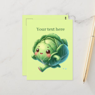 Schattige kool liefhebbers voeg tekst toe  briefkaart