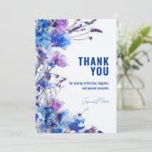 💍 Schattige korenbloem dromen Bedankkaart (Staand voorkant)