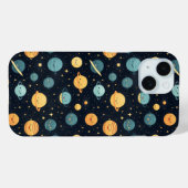 Schattige kosmospatroon Case-Mate iPhone case (Achterkant (horizontaal))