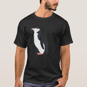 Schattige kuifpenguin, grappige antarctische diers t-shirt