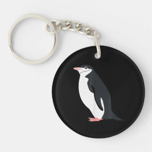 Schattige kuifpinguïn, grappig Antarctisch dier Li Sleutelhanger