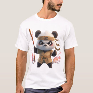 Schattige Kung Fu Panda Krijger Grafisch T-shirt