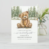 Schattige kunnen we bijna niet wachten op de zwang aankondiging (Staand voorkant)