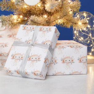 Schattige kwal cadeaupapier