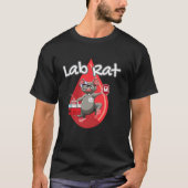 Schattige Lab Rat Bloedbank Medisch Technoloog Sci T-shirt (Voorkant)