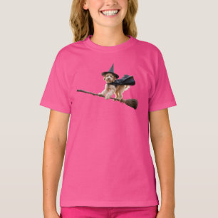 Schattige Labradoodle Halloween Kinderen T-shirt