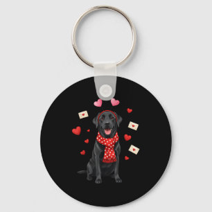 Schattige Labrador Valentijnsdag Hond Moeder - Gra Sleutelhanger