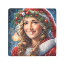 Schattige Lachend Meisje Sinterklaas Feestelijke V