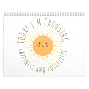 Schattige Lachende Zon Kalender