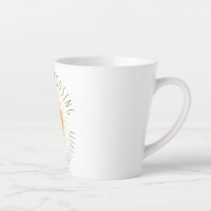 Schattige Lachende Zon Latte Mok
