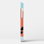 Schattige Lady Fox Leaf Achtergrond Case-Mate iPhone Case (Achterkant / Links)