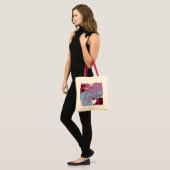 Schattige Ladybug Love Cartoon Tote Bag (Voorkant (model))