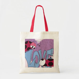Schattige Ladybug Love Cartoon Tote Bag